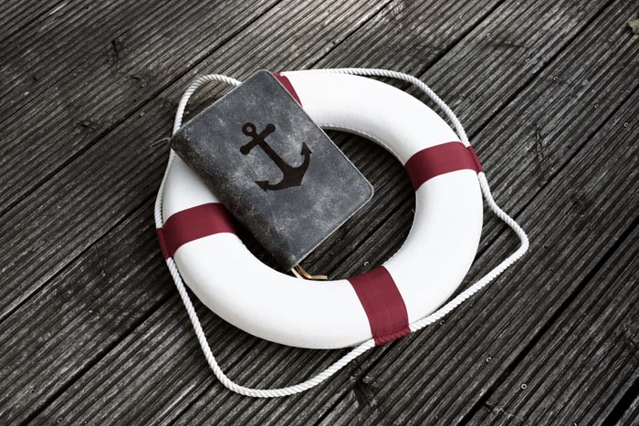 Life preserver with Bible